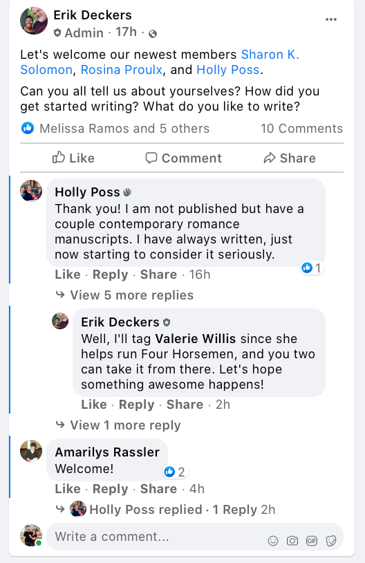 Facebook groups