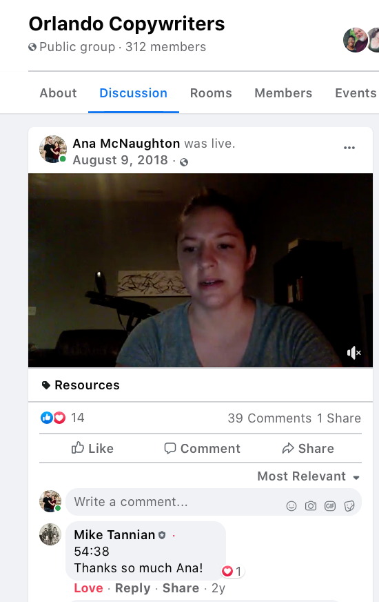 Facebook groups